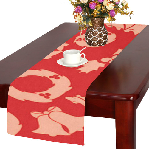 Christmas Pattern red Table Runner 14x72 inch