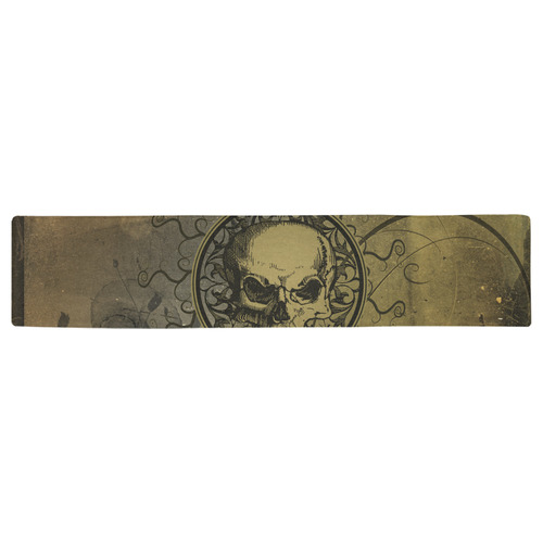 Amazing skull with skeletons Table Runner 16x72 inch