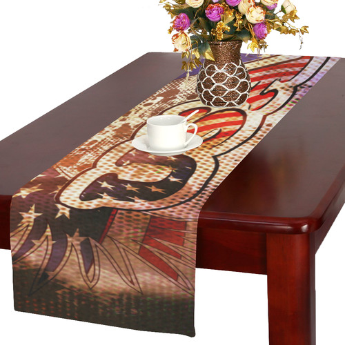 the USA with wings Table Runner 16x72 inch