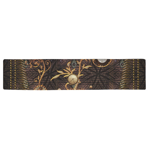 Steampunk, gallant design Table Runner 16x72 inch