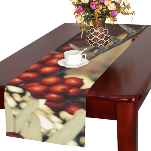holly berries 715 Table Runner 16x72 inch