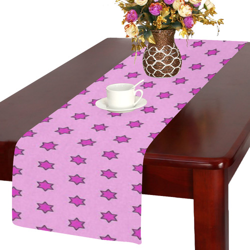 many stars lilac Table Runner 14x72 inch