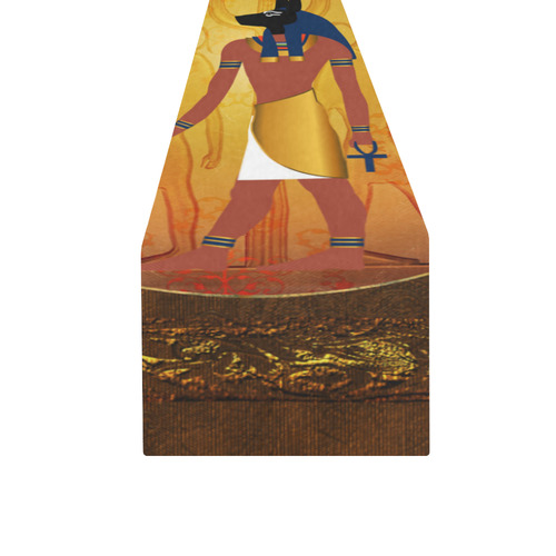 Anubis the egyptian god Table Runner 16x72 inch