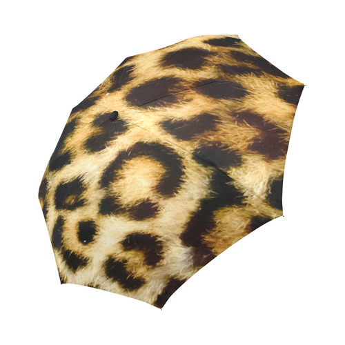Leopard Big Cat Fur Pattern Auto-Foldable Umbrella (Model U04)
