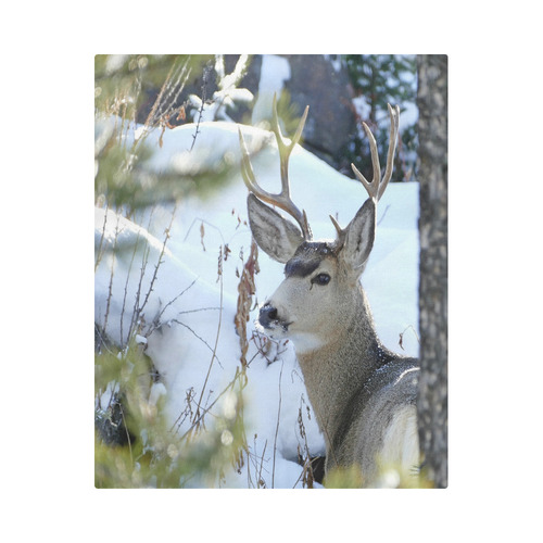 Deer In The Snow Duvet Cover 86"x70" ( All-over-print)