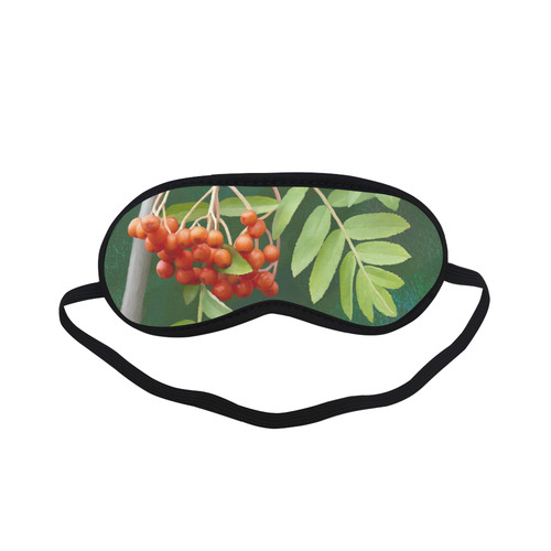 Plant Watercolor Rowan tree - Sorbus aucuparia Sleeping Mask