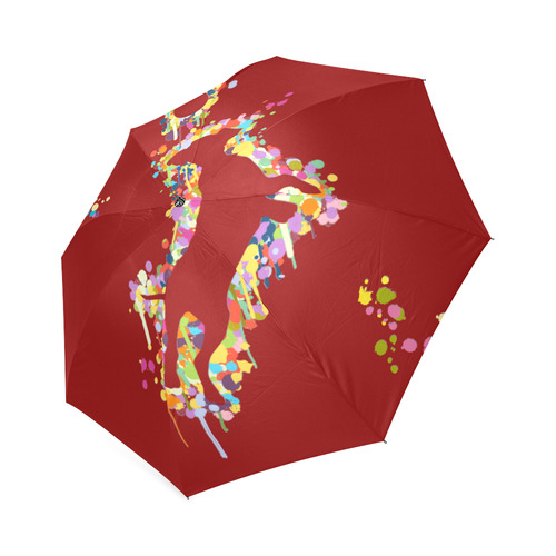 Playing Dog with Ball Foldable Umbrella (Model U01)