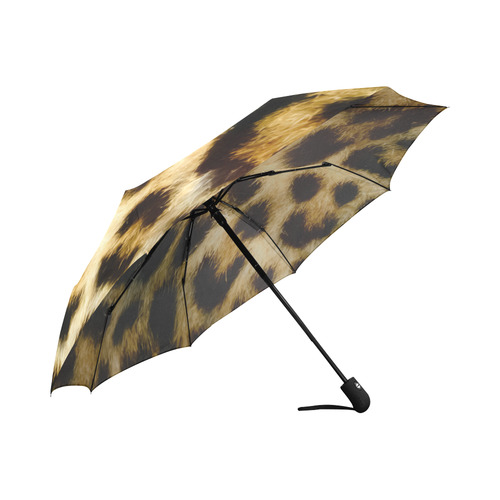 Leopard Big Cat Fur Pattern Auto-Foldable Umbrella (Model U04)