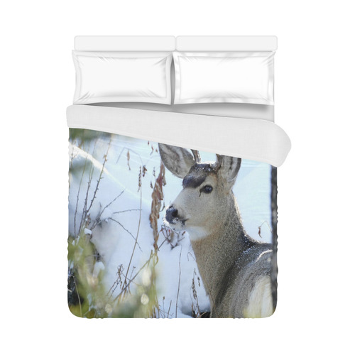 Deer In The Snow Duvet Cover 86"x70" ( All-over-print)