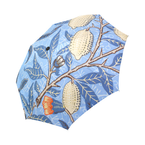 William Morris Pomegranate Vintage Landscape Auto-Foldable Umbrella (Model U04)