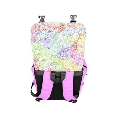 India Paisley Pattern - light watercolor grunge Casual Shoulders Backpack (Model 1623)