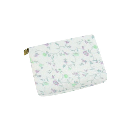 Blurred floral A, by JamColors Carry-All Pouch 6''x5''