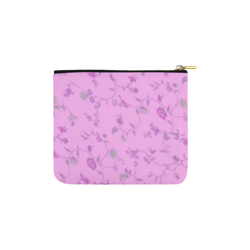 Blurred floral B, by JamColors Carry-All Pouch 6''x5''