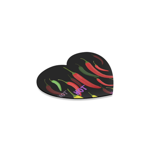 Hot Peppar, chilli Heart Coaster