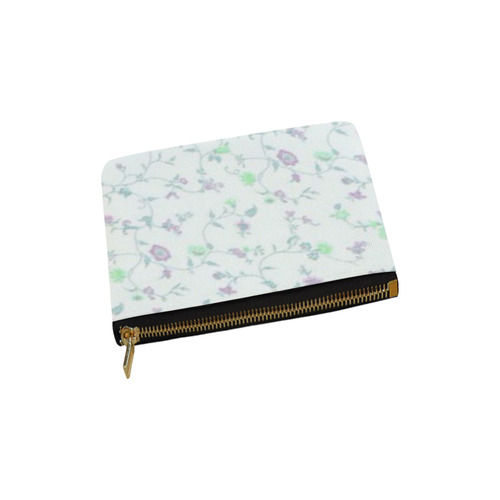 Blurred floral A, by JamColors Carry-All Pouch 6''x5''