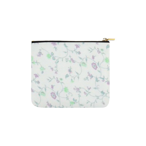 Blurred floral A, by JamColors Carry-All Pouch 6''x5''