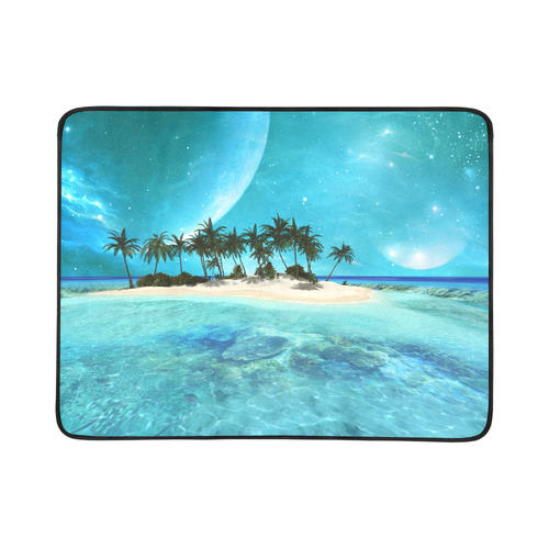 Wonderful tropical island Beach Mat 78"x 60"