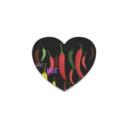 Hot Peppar, chilli Heart Coaster