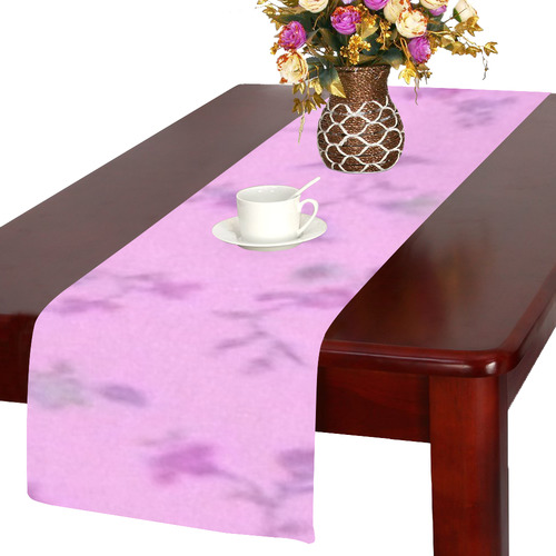 Blurred floral B, by JamColors Table Runner 14x72 inch