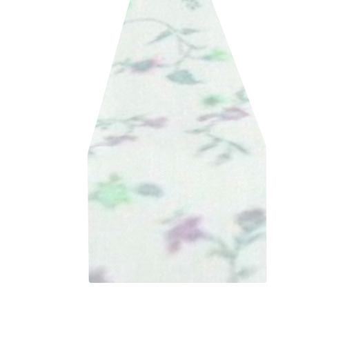 Blurred floral A, by JamColors Table Runner 16x72 inch