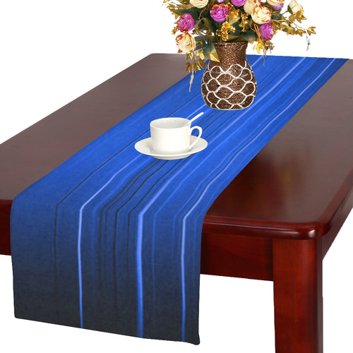 Electrified Static Blue Table Runner 16x72 inch