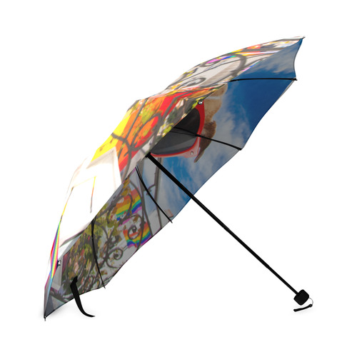 Crazy Funny Dog Foldable Umbrella (Model U01)