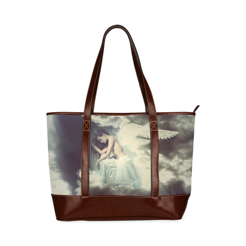 Sad Angel in Paradise Sky Tote Handbag (Model 1642)