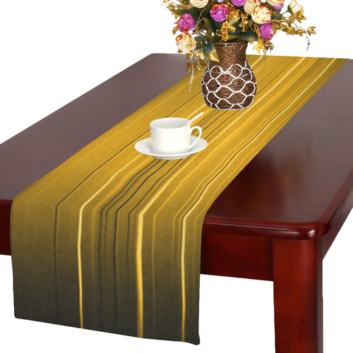 Electrified Static Gold Table Runner 16x72 inch