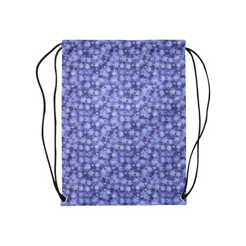 Snowflakes Christmas design Medium Drawstring Bag Model 1604 (Twin Sides) 13.8"(W) * 18.1"(H)