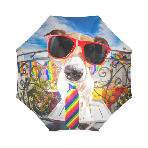 Crazy Funny Dog Foldable Umbrella (Model U01)