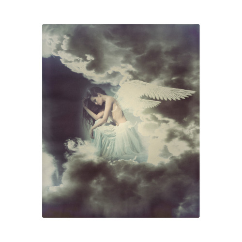 Sad Angel in Paradise Sky Duvet Cover 86"x70" ( All-over-print)