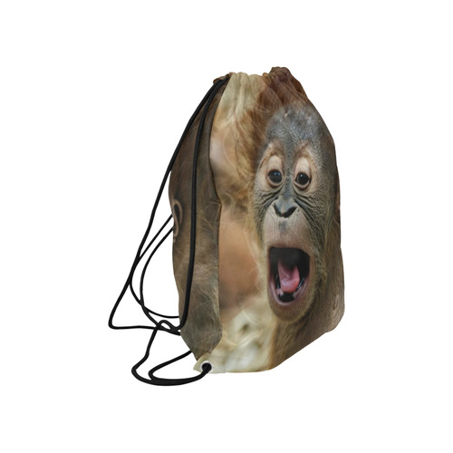 lovely Orang Baby Large Drawstring Bag Model 1604 (Twin Sides)  16.5"(W) * 19.3"(H)