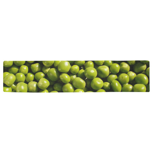 healthy peas Table Runner 16x72 inch
