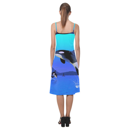 A Orca Whale Enjoy The Freedom Alcestis Slip Dress (Model D05)