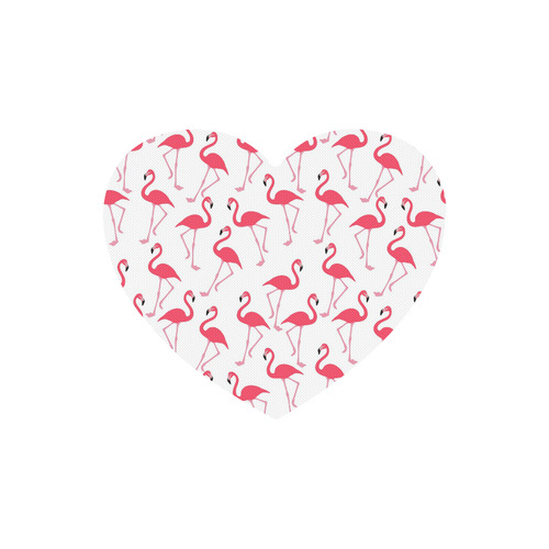 flamingos Heart-shaped Mousepad