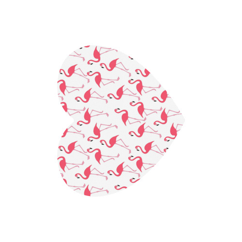 flamingos Heart-shaped Mousepad