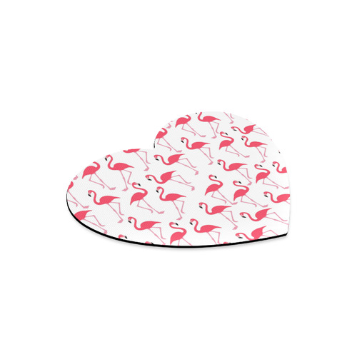 flamingos Heart-shaped Mousepad