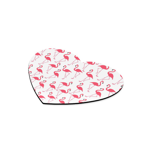 flamingos Heart-shaped Mousepad