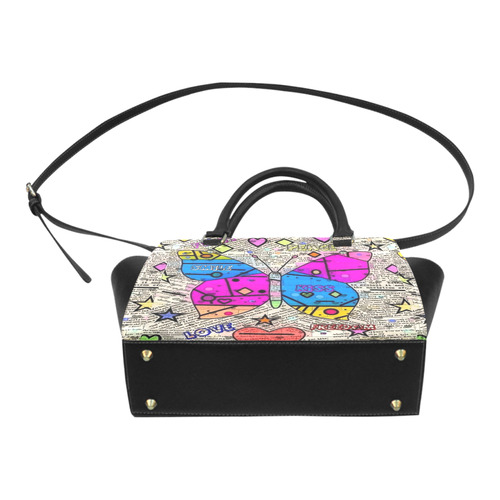 Popart News Paper by Nico Bielow Classic Shoulder Handbag (Model 1653)