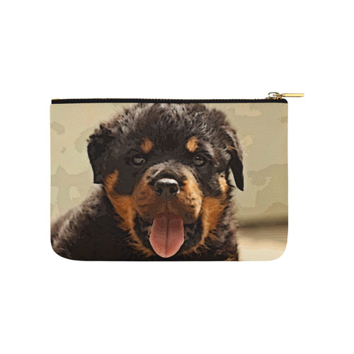 Rottweiler20150906 Carry-All Pouch 9.5''x6''