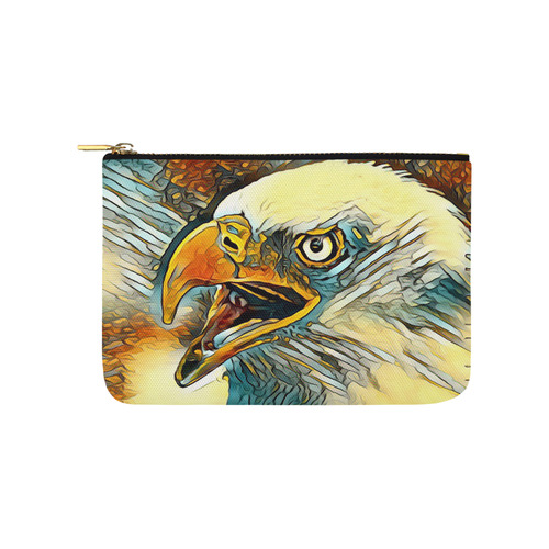 Animal_Art_Eagle20161201_by_JAMColors Carry-All Pouch 9.5''x6''