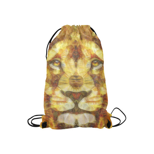 lion Small Drawstring Bag Model 1604 (Twin Sides) 11"(W) * 17.7"(H)