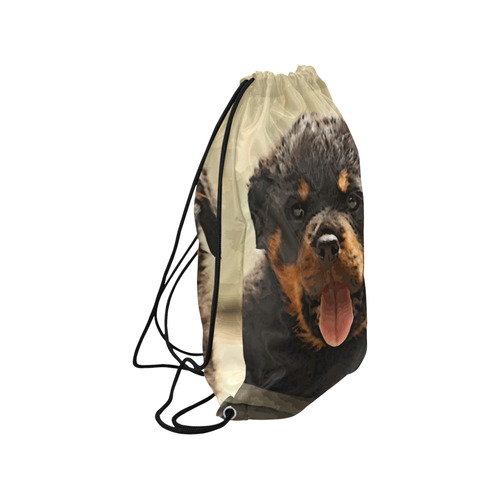 Rottweiler20150906 Medium Drawstring Bag Model 1604 (Twin Sides) 13.8"(W) * 18.1"(H)