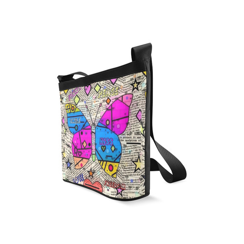 Popart News Paper by Nico Bielow Crossbody Bags (Model 1613)