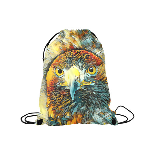 Animal_Art_Eagle20161202_by_JAMColors Medium Drawstring Bag Model 1604 (Twin Sides) 13.8"(W) * 18.1"(H)