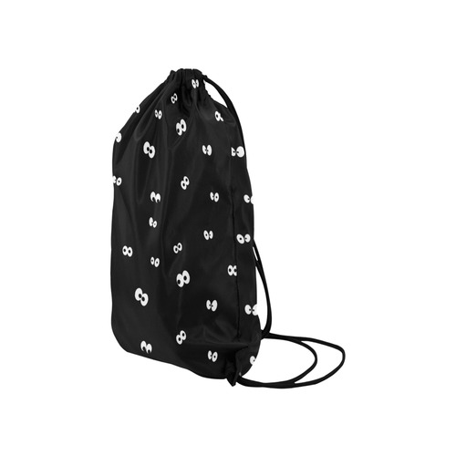 Eyes in the Dark Small Drawstring Bag Model 1604 (Twin Sides) 11"(W) * 17.7"(H)