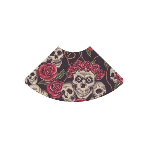 Rose skulls Atalanta Casual Sundress(Model D04)