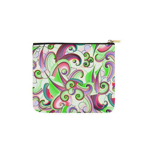 Jungle Flowers Carry-All Pouch 6''x5''
