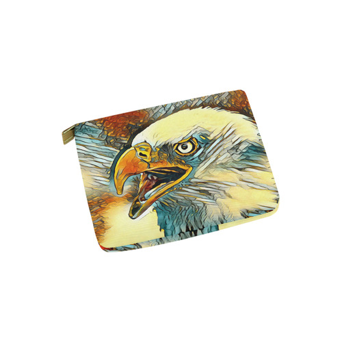 Animal_Art_Eagle20161201_by_JAMColors Carry-All Pouch 6''x5''