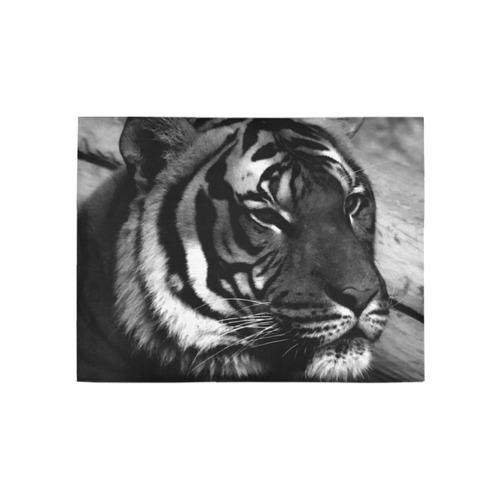 B&W Tiger Area Rug 5'3''x4'